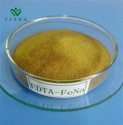 EDTA Fe 13% 農業のためのキレート化された鉄肥料の粉